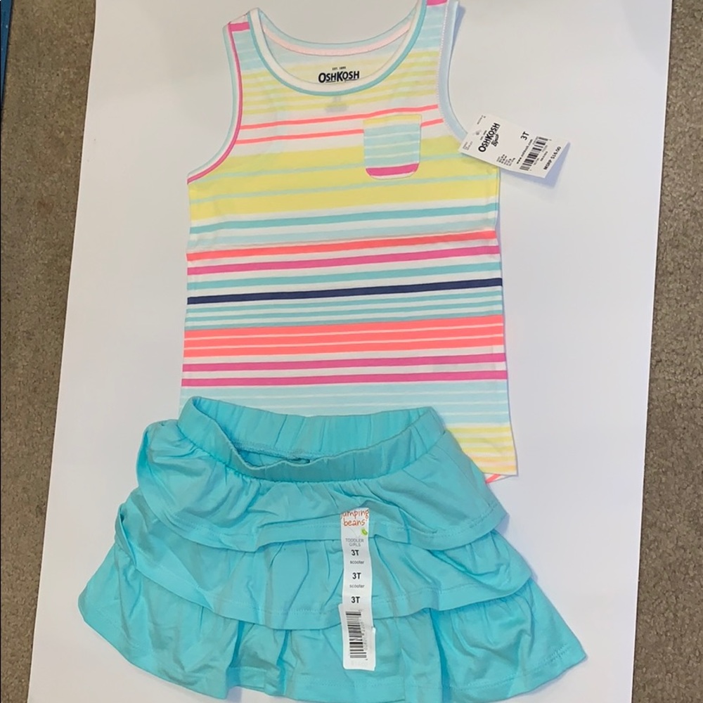 Bright colorful summer outfit